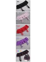 สายรัดถุงน่อง ระบายลูกไม้สองชั้น เนื้อผ้า เป็นลูกไม้เกรดเอ นุ่ม ใส่สบาย ยืดหยุ่นได้มากคะ