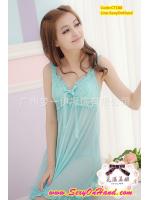 ชุดนอนซีทรู สีเขียวอ่อน เกรดพรีเมี่ยม งานหรู สินค้าญี่ปุ่น เกรดไฮโซ สุดๆ สวยใส ลุคนางฟ้ามากๆเลยคะ