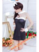 ชุดคอสเพลย์ บันนี่สาว เซ็กซี่ กระต่ายสาวแสนซน สีดำ แต่งขอบชุดด้วย ขนฟูสีขาว พร้อมที่คาดผมหูกระต่าย ปลอกคอ และปลอกแขน 2ข้าง +G string เข้าชุดเลยคะ ทั้งหมด 6 ชิ้น สุดคุ้ม จริงๆ