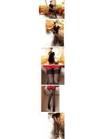 ** พร้อมส่ง ** ถุงน่อง ตาข่าย เซ็กซี่ สีดำ สูงขึ้นเข่า ลายพื้นถุงน่อง เป็นตารางสี่เหลี่ยมเปียกปูนบางๆ แต่งลายจุดๆ พร้อมขอบลูกไม้ หนา 2.5นิ้ว