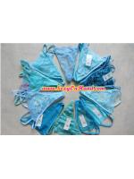 กางเกงใน G-string แต่งลูกไม้ (สีดำ ,ขาว ,ฟ้า ,ชมพู)