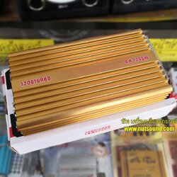 เพาเวอร์แอมป์ class d 4ch 4x1200W รุ่น 1200turbo เพาเวอร์แอมป์รถยนต์ คลาสดี 4 ch ขับกลางแหลม หรือซับ