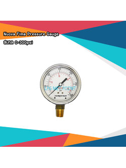 เกจวัดแรงดันแก๊ส LPG Pressure Gauge สเกล 0-300psi