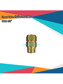 Check Valve กันย้อนทองเหลือง ขนาด 1/2"
