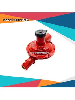 หัวปรับแก๊สแรงดันต่ำ(Low Regulator ยี่ห้อ Rego FNPT1/2"-FNPT1/2") รุ่น LV4403SR4