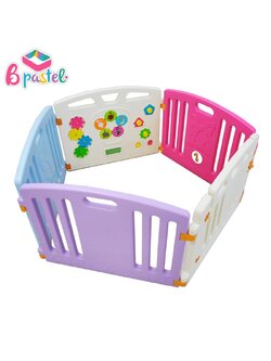 คอกกั้นเด็ก BPastel รุ่น classic Size M ขนาด 5 แผ่น รั้วกั้นเด็ก บีพาสเทล