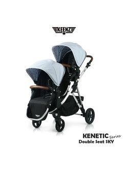 Keenz Kinetic Double Seat รถเข็นเด็ก 2 ที่นั่ง Full Size
