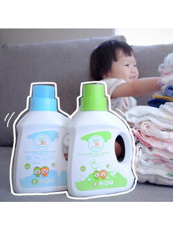 Tendee Baby ผลิตภัณฑ์ซักผ้าและปรับผ้านุ่มเด็ก สูตร ORGANIC ขนาด 900 ml.