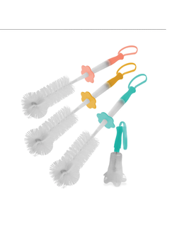 PUR แปรงล้างขวดนมและจุกนมพร้อมขาตั้ง