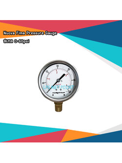 เกจวัดแรงดันแก๊ส LPG Pressure Gauge สเกล 0-60psi