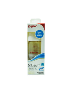 ขวดนมพีเจ้น Pigeon PPSU 240 ml พร้อมจุกเสมือนให้นมมารดา รุ่นพลัส
