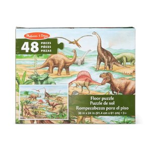 Melissa & Doug Dinosaurs Floor Puzzle จิ๊กซอว์จัมโบ้ ไดโนเสาร์ ขนาด 60x90 cm