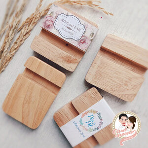 ของชำร่วยที่วางโทรศัพท์ไม้สน