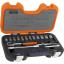 Bahco S160 Socket Set 16-Piece 1/4-Inch Drive