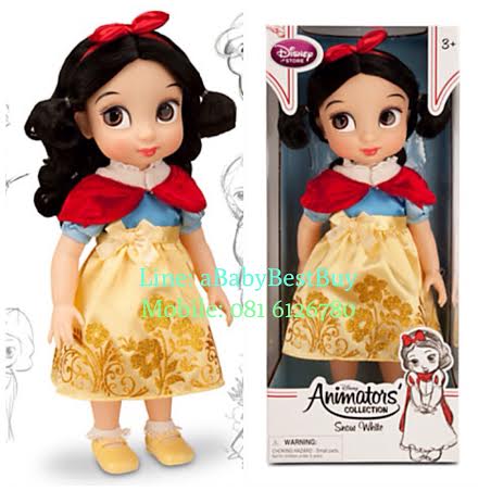z Disney Animators' Collection Snow White Doll - 16'' รุ่นใหม่ (พร้อมส่ง) ตุ๊กตาดีสนีย์ แอนิเมเตอร์ เจ้าหญิงสโนไวท์ รุ่นใหม่ รุ่น2 (รุ่นสอง)