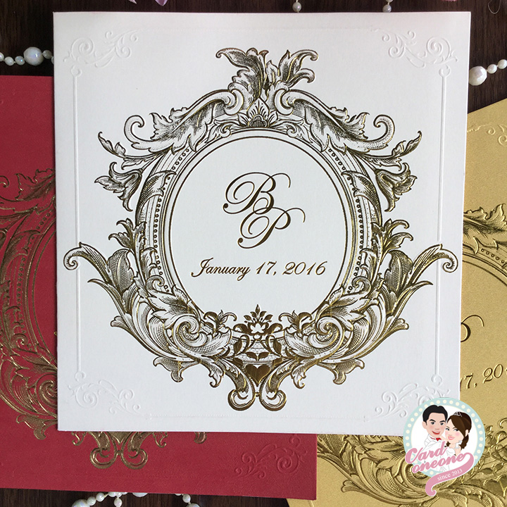 การ์ดแต่งงานพรีเมี่ยม คลาสสิค