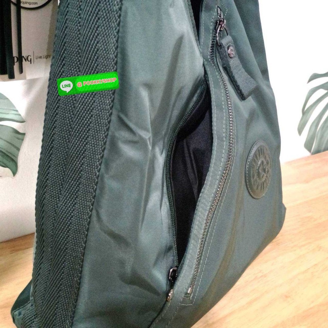 Kipling Olina Shoulder bag Collection Paka กระเป๋าถือหรือสะพาย วัสดุ Polyester100% อะไหล่สี Rose gold