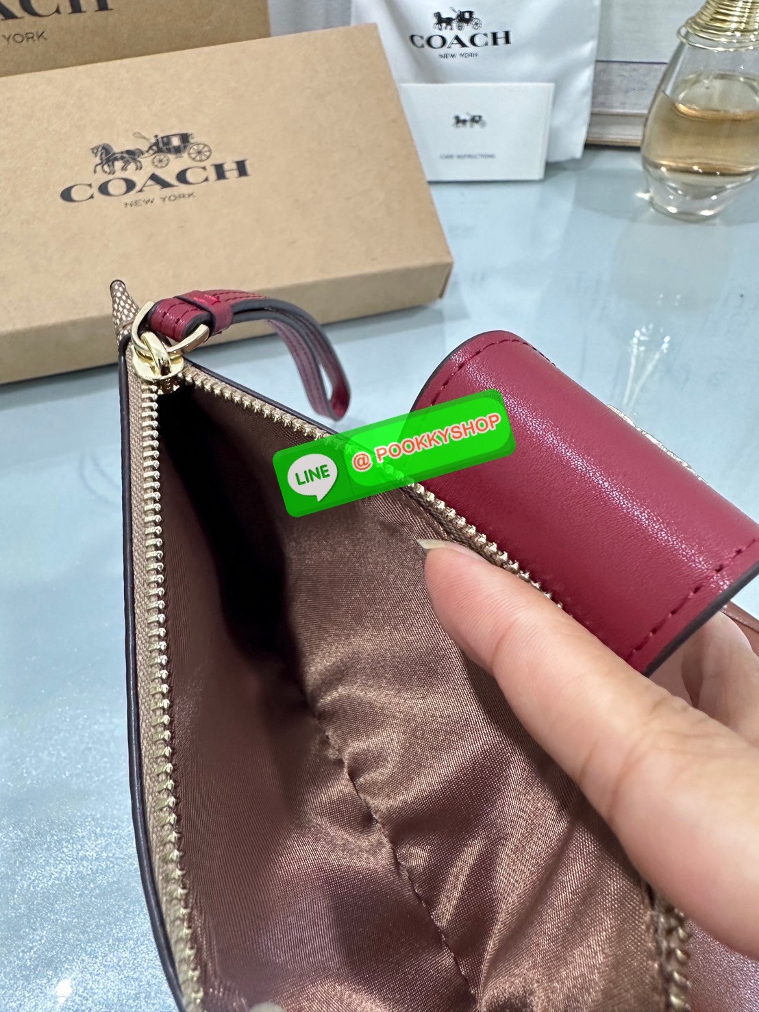 Coach Tech Phone Wallet In Colorblock Signature COLOR: signature canvas/