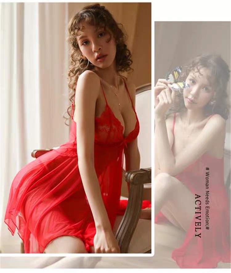 ชุดเซ็กซี่ ซีทรู ชุดสายเดี่ยว สีขาว แต่งลูกไม้ช่วงอก งานเกรดพรีเมี่ยม เนื้อผ้ามีน้ำหนัก ทิ้งตัว สวยมากๆคะ งานลูกไม้หรูสุดๆ + G-string เข้าชุดคะ สำเนา สำเนา