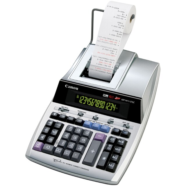 เครื่องคิดเลขพิมพ์กระดาษ 14 หลัก Canon # MP1411-LTSC
