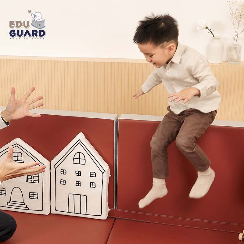 Eduguard คอกกั้นเด็กแบบเบาะ New Standard Single 160x160 cm.