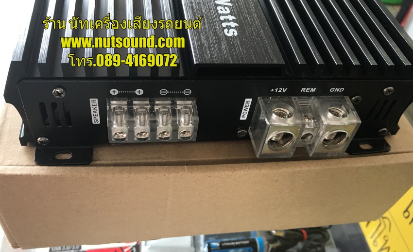 เพาเวอร์แอมป์ class d โม 4000 w รุ่น LV-777.4D เพเวอร์แอมป์รถยนต์ คลาสดี ขับซับ 10-15 นิ้ว