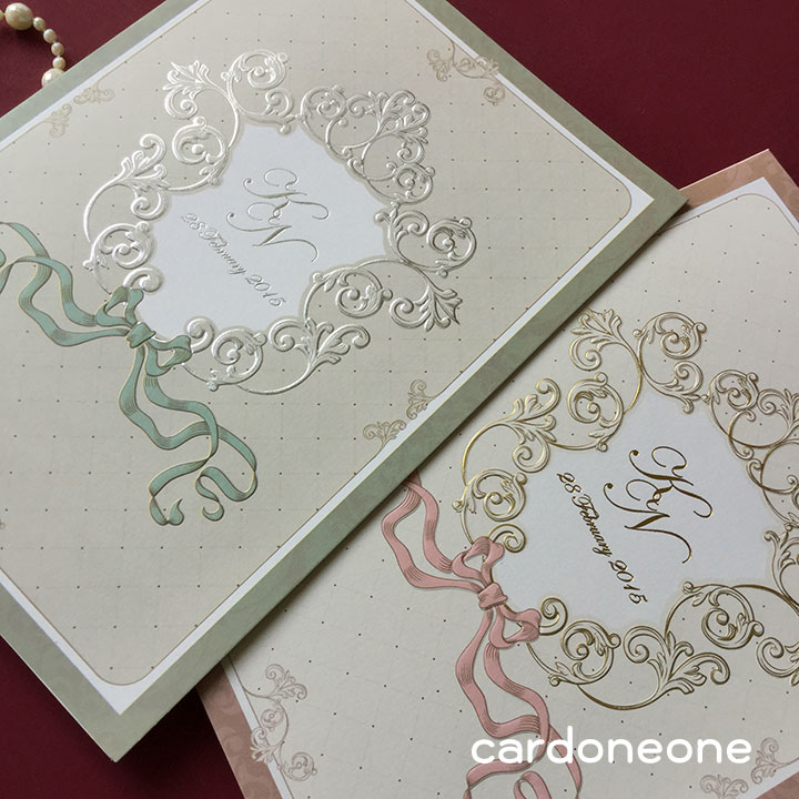 การ์ดแต่งงานพรีเมี่ยม วินเทจ