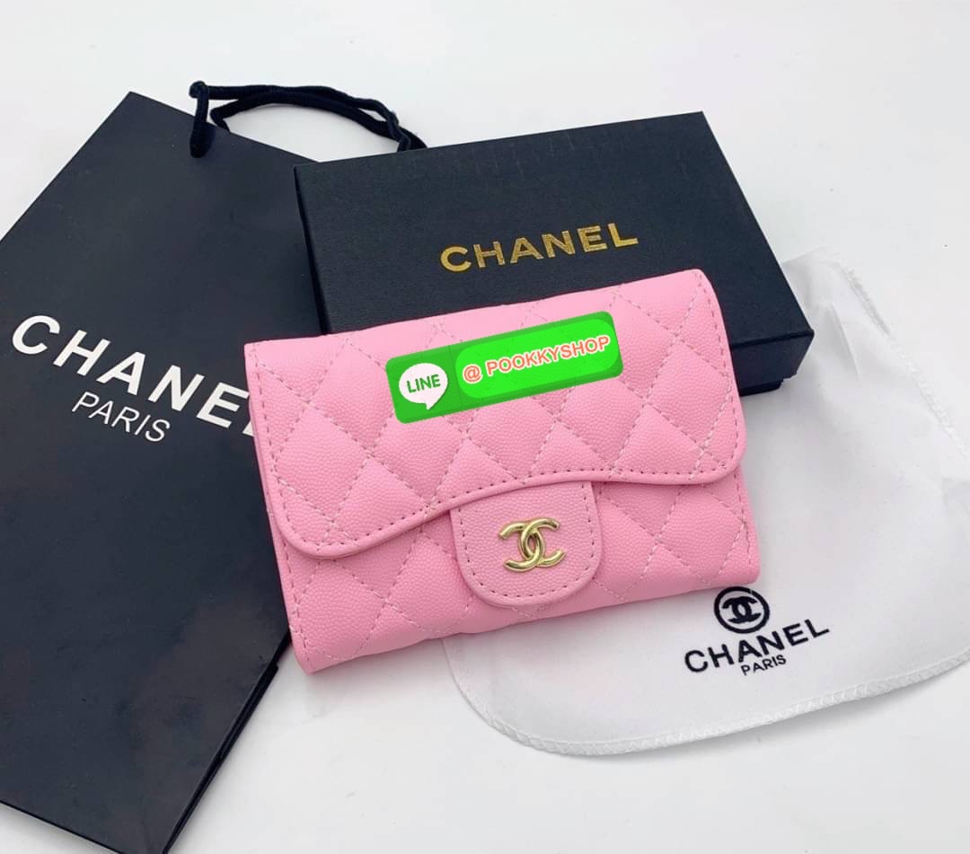 กระเป๋าสตางค์ Chanel (กลาง) CLASSIC MEDIUM FLAP WALLET CAVIARSKIN LEATHER