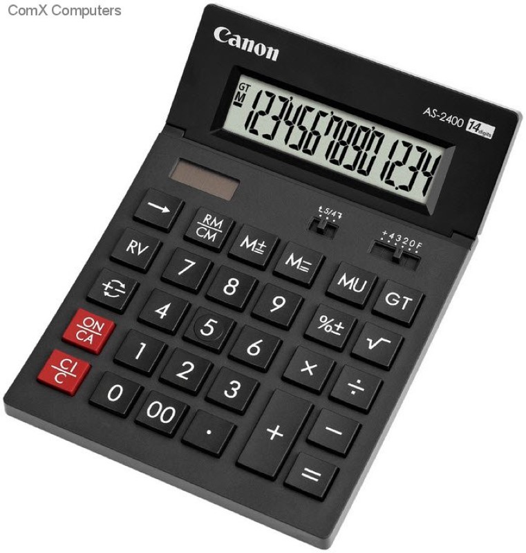 เครื่องคิดเลขตั้งโต๊ะ 14 หลัก Canon # AS-2400