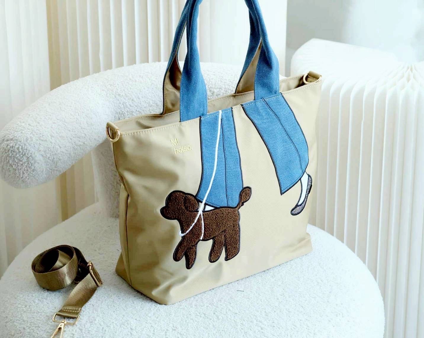 กระเป๋าผ้า Miszapatos แบรนด์ที่ญี่ปุ่นฮิตมาก ดีไซน์น่ารัก วัสดุผ้าไนล่อน เกรดหนา สามารถกันน้ำกันฝุ่นได้