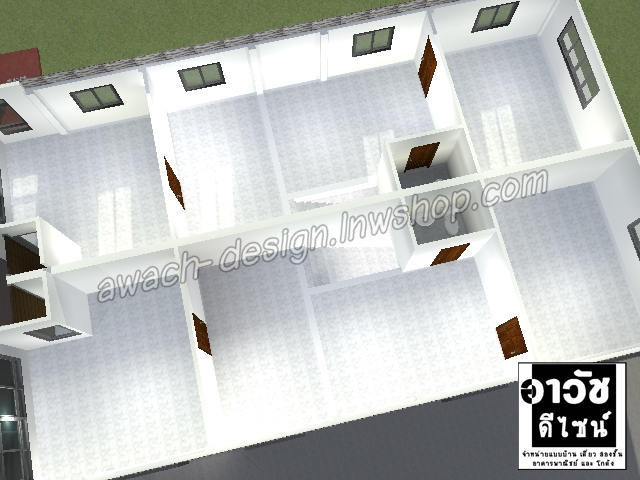 C0324 แบบอาคารพาณิชย์ 2 ชั้น 4 ห้องนอน