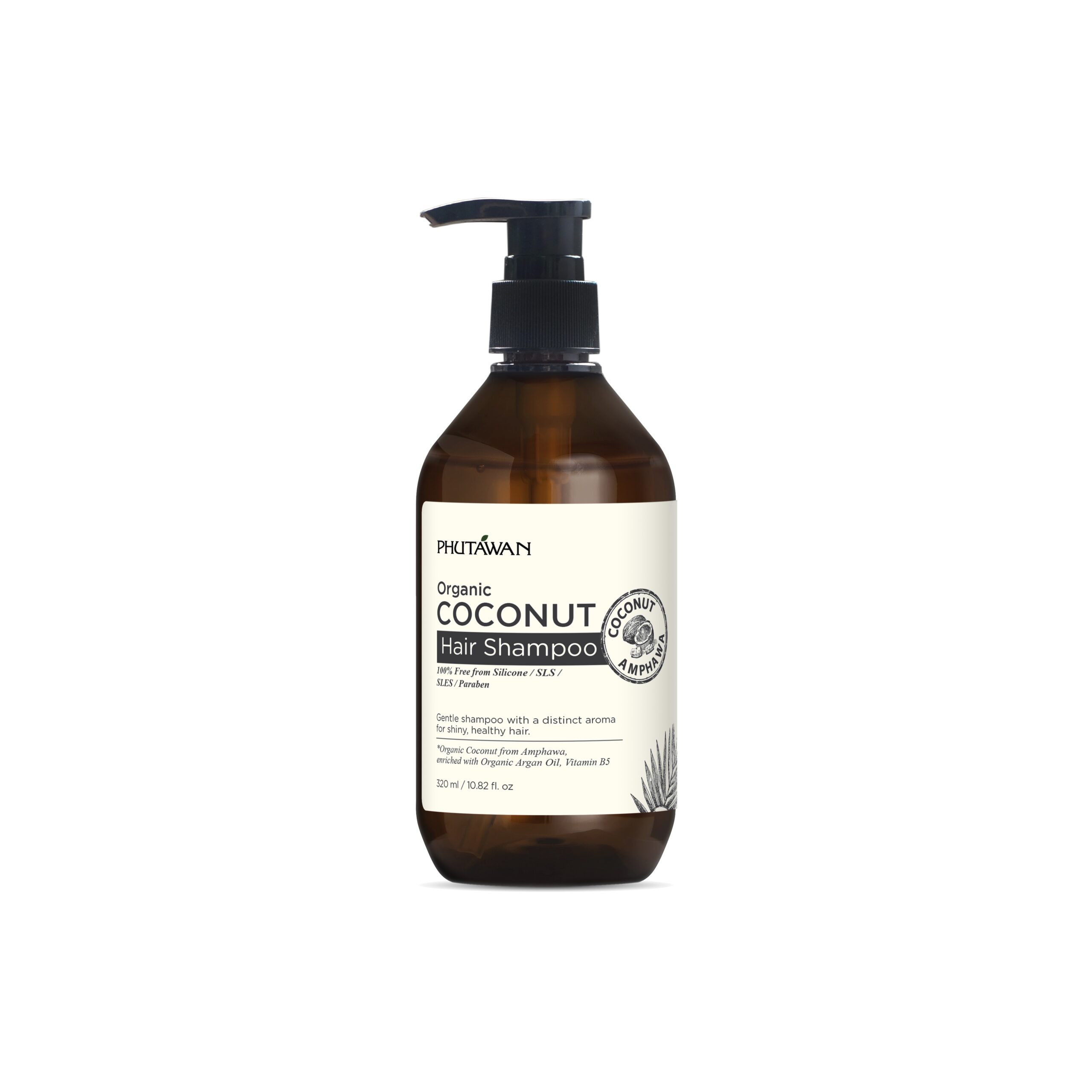 ภูตะวัน แชมพูมะพร้าว ออแกนิค 320ml