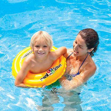 ฮ Intex Deluxe Swim Ring Pool School Step2 ห่วงยางว่ายน้ำ Ages3-6