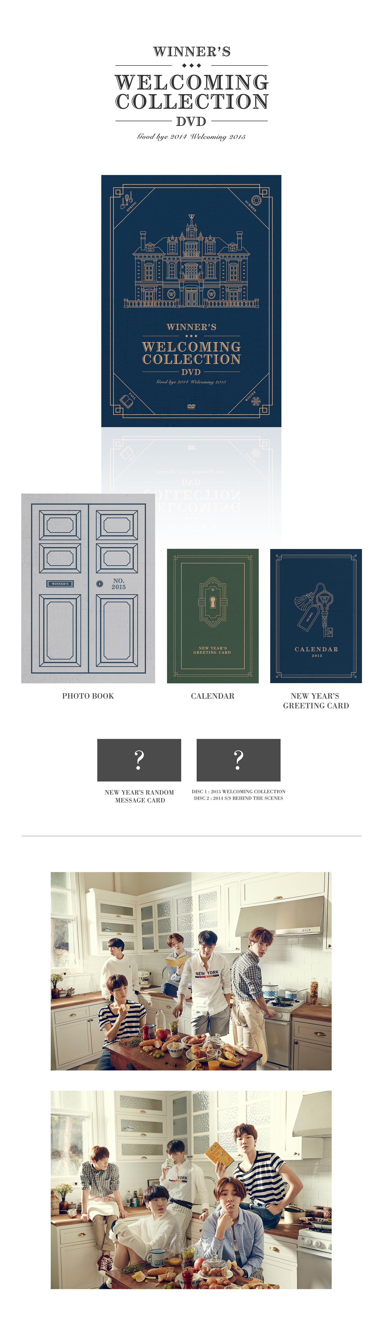 [DVD] WINNER`S WELCOMING COLLECTION DVD (GOOD BYE2014-WELCOMING 2015)
