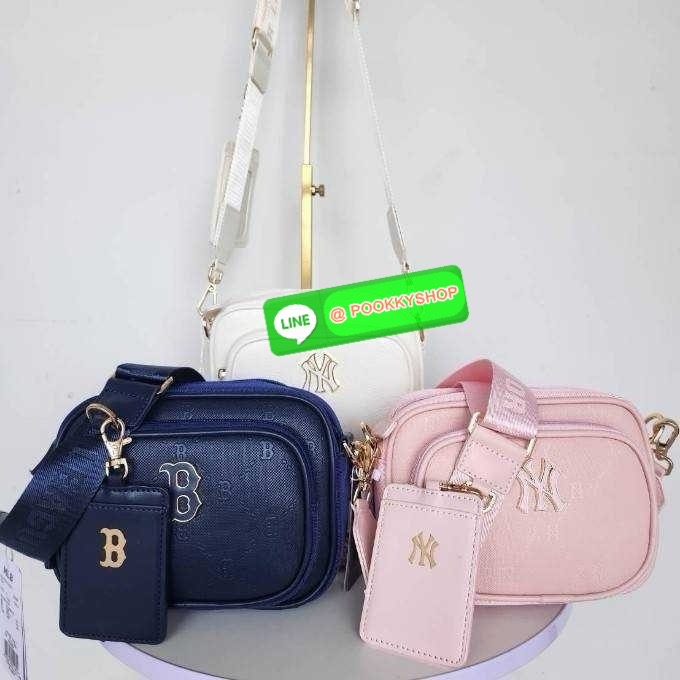 กระเป๋าNY สะพายข้าง ใส่โทรศัพท์ได้ทุกรุ่น แถมที่ใส่บัตร สายสปอร์ตปรับระดับได้
