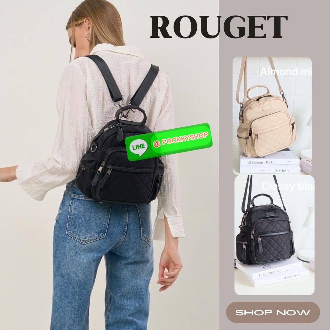 New arrival เป้ถอดสายได้ จะสะพายแบบไหนก้อสวย !! KEEP รุ่น Rouget backpack (ปรับ Collection ใหม่ ) น้ำหนักเบากว่าเดิม