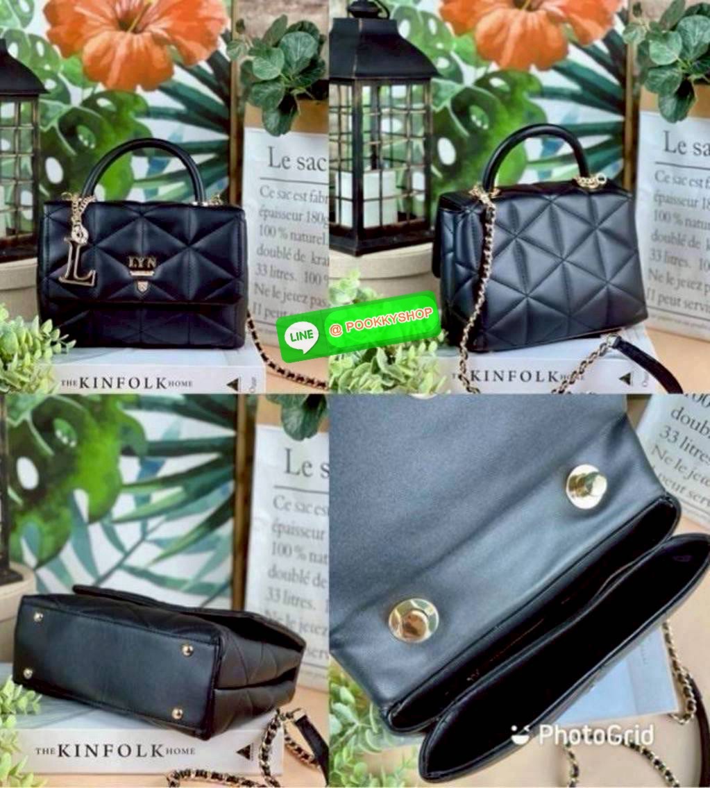 กระเป๋า LYN รุ่นหูจับ มีสายสะพายยาว +ตัวห้อย รุ่นโคโค่ COCO