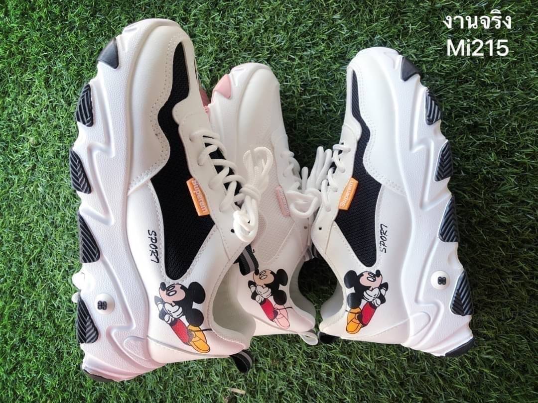 พร้อมส่ง Mi215 รอบ 2 ครบไซส์ ผ้าใบมิกกี้เมาส์ Mi215 งานนำเข้าแบบสวย งานดีมาก แบรนด์ suprem เพิ่มแบรนด์ Mickey ที่สาวๆชื่นชอบมาอีก แบรนด์หนักๆ ในราคาเบามากกก ผลิตจาก pu เกรดดีที่สุด ด้านในบุนิ่ม พื้นนิ่มมาก แต่งสีสวยเด่น ใส่เล่น หรือใส่วิ่งได้ ใส่กับชุดไหน