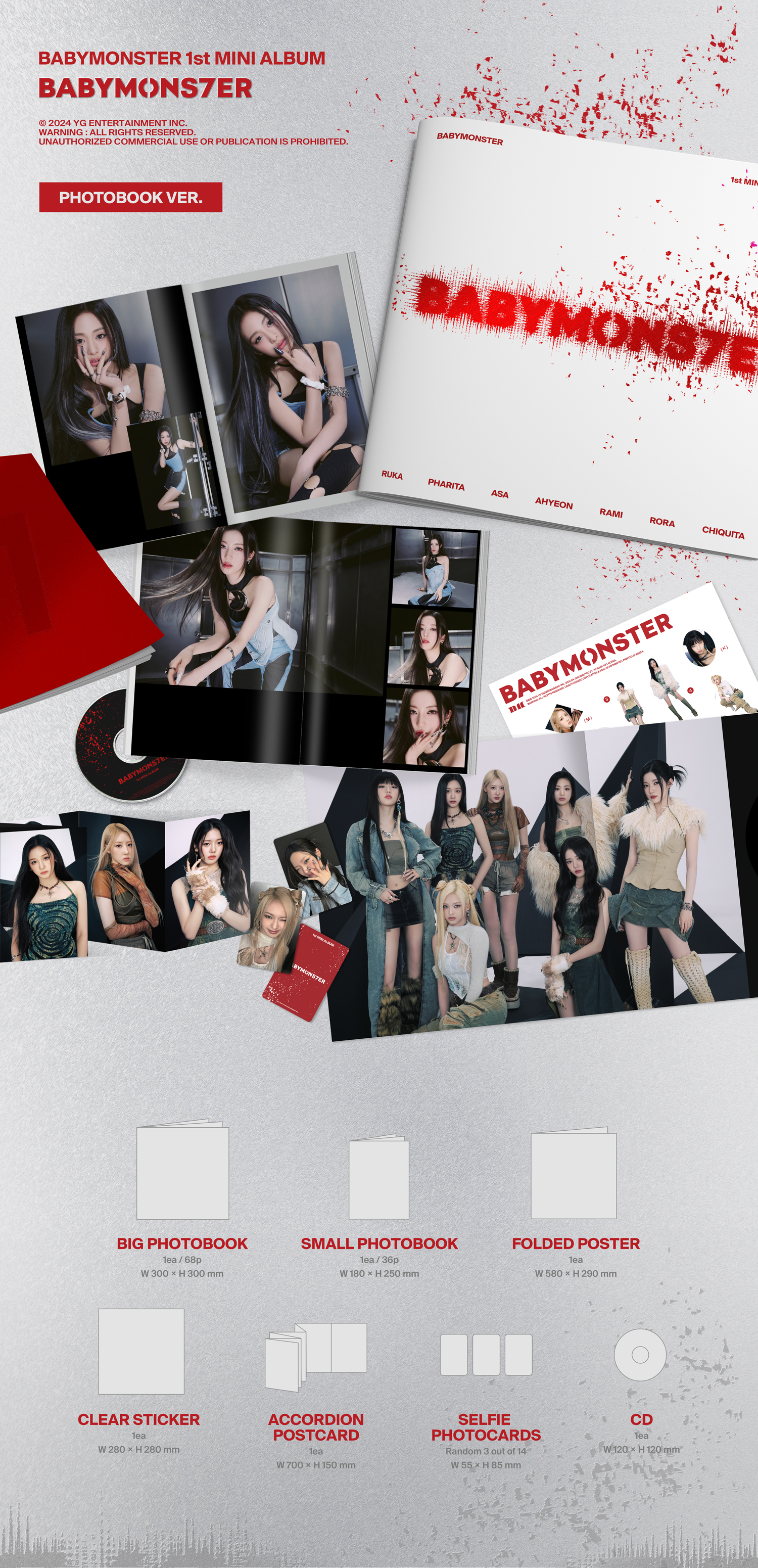 BABYMONSTER 1st MINI ALBUM [BABYMONS7ER]