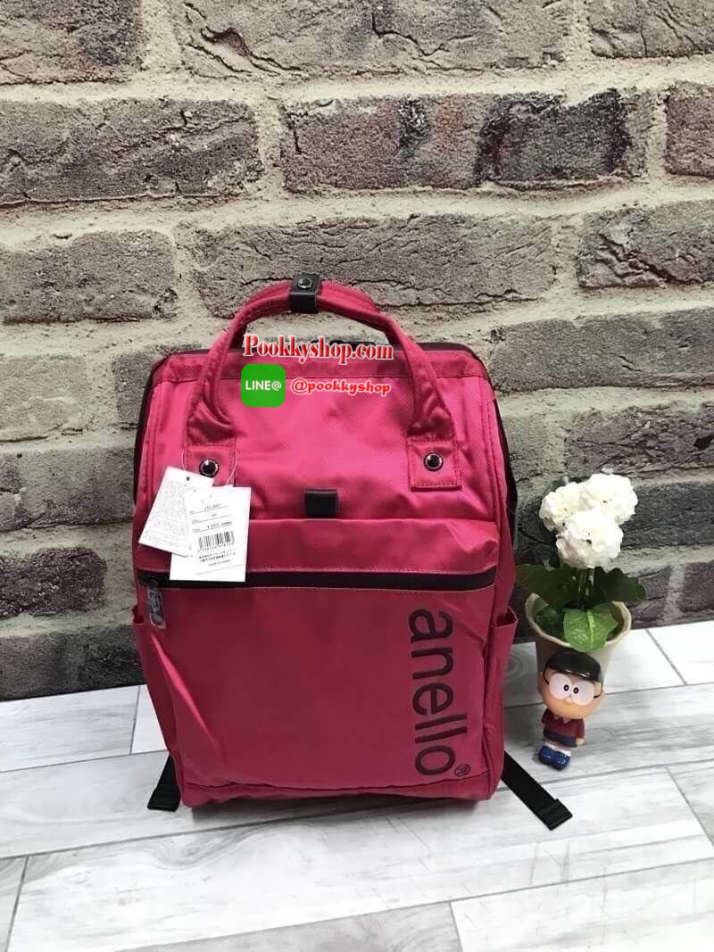 ❤️ 6500 เยน ❤️ งาน3ป้าย/มีไอจีและเฟส ❤️ ภายในมีวดป(code) ANELLO REPELLENCY WATERPROOF SERIES รุ่นชนช้อป!!! กระเป๋าเป้สะพาย ขนาด Classic วัสดุNylon หนา ตัวซิปทุกจุดปิดด้วยpvc กันน้ำซึมผ่าน ภายในมีช่องใส่แล้ปท้อป ด้านหลังบุหนา มีตัวล้อค