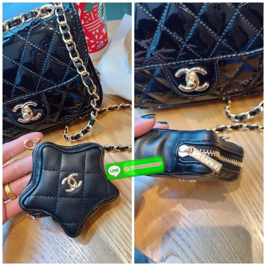 NEW ARRIVAL! สุดหรู สุดคลาสสิค ยอมใจใก้กับความสวยของน้องงค่าา ✈️สะพายต่างประเทศไปชิลๆเลยค่าา CHANEL VIP MAKE UP WITH BAG STARS