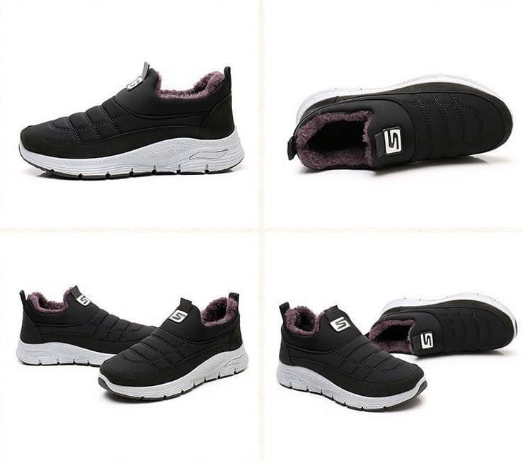 ลมหนาวมาแล้วว ของมันต้องมี!! Item อุ่นสบายถนอมเท้า รองเท้าสลิปออน วัสดุ pu ผสมเนื้อผ้าไมโครไฟเบอร์บุฟูกนุ่ม พื้น 1.5" แต่งโลโก้หน้าเพิ่มความโดดเด่น ภายในรองเท้าบุขนนุ่มมากก พื้นรองเท้าเป็นยางพารายึดเกาะดีเยี่ยมเดินไม่ลื่น ดีไซน์เรียบๆสบายตาทรง SPORT