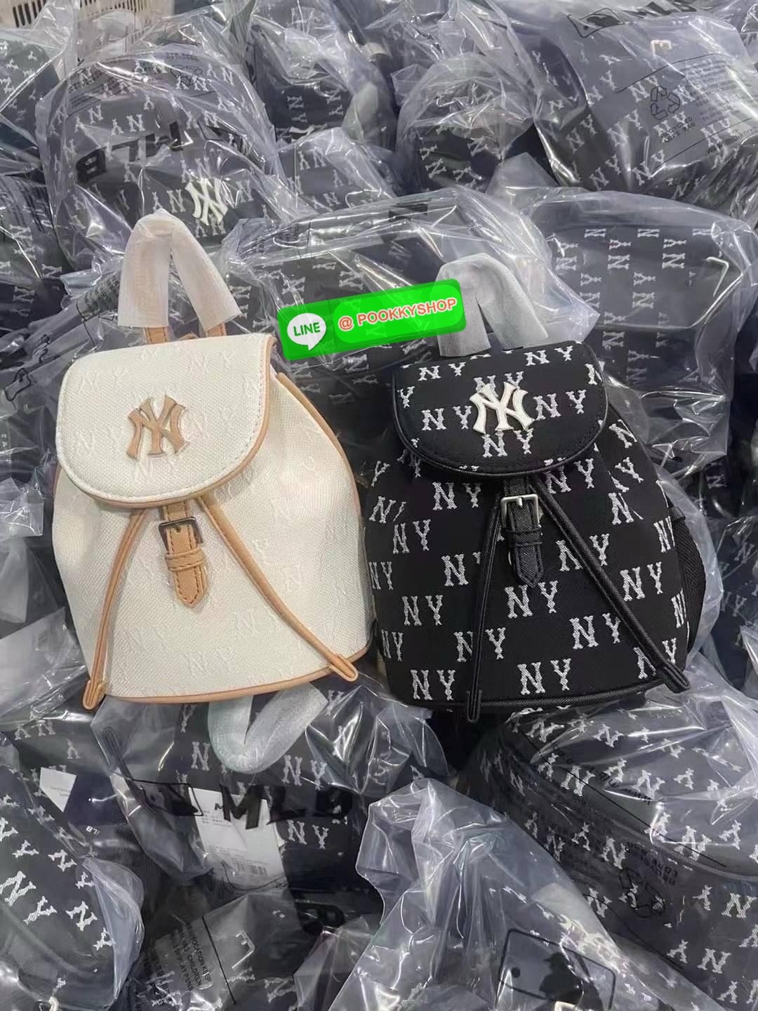 กระเป๋าเป้ NY MLB สะพายข้าง ใส่โทรศัพท์ได้ทุกรุ่น สายสปอร์ตปรับระดับได้