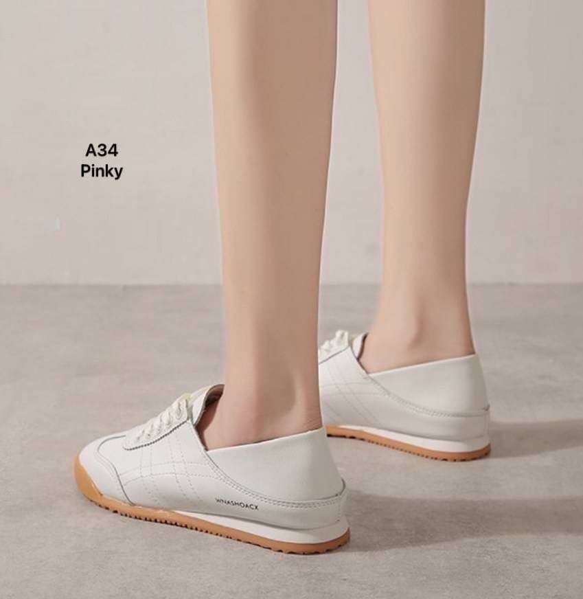 ผ้าใบ A34 งานเก๋ ไม่ซ้ำใคร ใส่สบาย งานนิ่ม สวย ใส่แบบเหยียบส้นได้ สวมง่าย ใส่เที่ยว วิ่ง เล่นกีฬา ได้หมด งานระดับไฮเอน ในราคาจับต้องได้จ้า