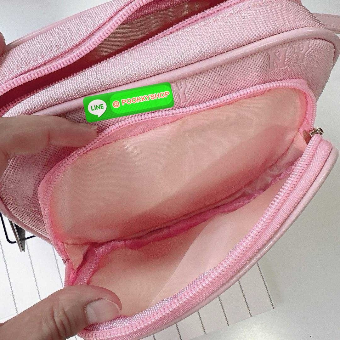 กระเป๋าNY สะพายข้าง ใส่โทรศัพท์ได้ทุกรุ่น แถมที่ใส่บัตร สายสปอร์ตปรับระดับได้