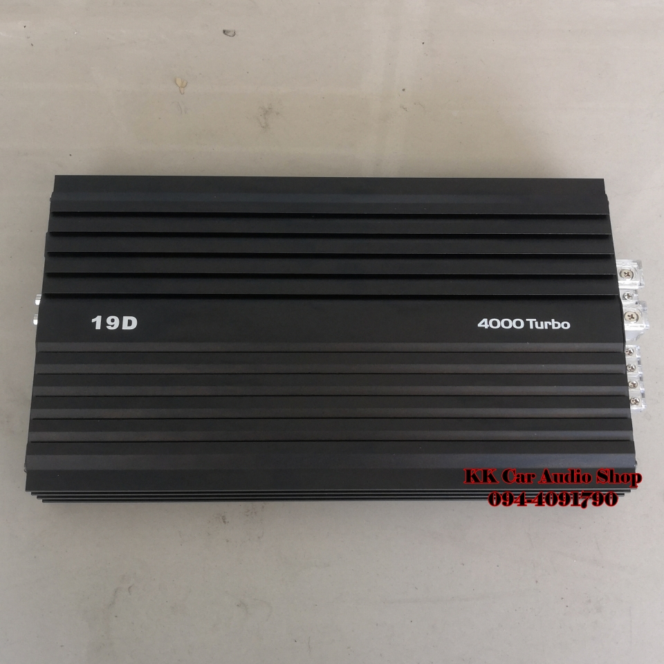 เพาเวอร์แอมป์ คลาสดี 4000turbo สำหรับขับซับ 10-12 นิ้ว