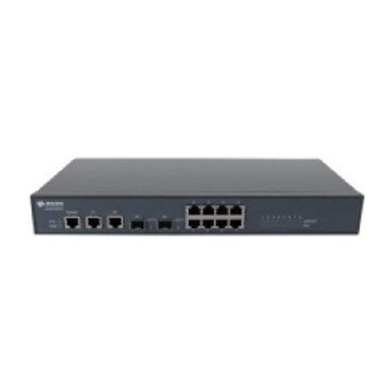 Hikvision DS-3D2208P Multiservice Gigabit Ethernet PoE Switch 8-Ports +2 +2 รับประกัน 1ปี