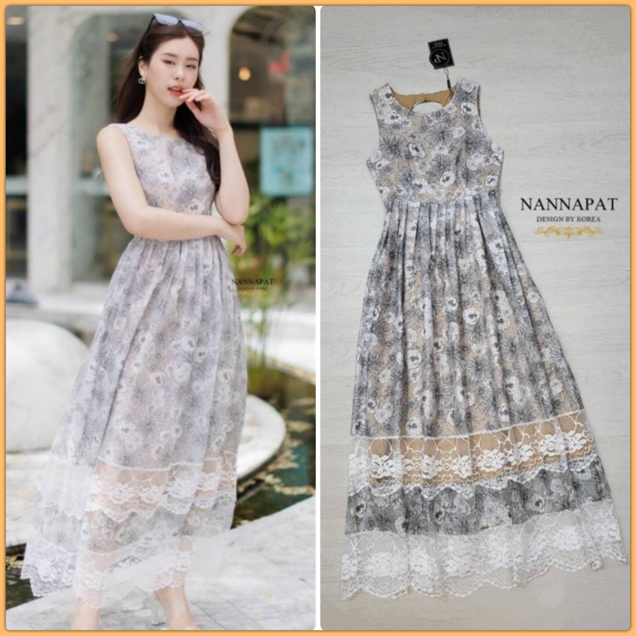 Dress เรียบหรู ดูดีมีราคา ใส่ได้ทุกโอกาสเลยนะคะ ผ้านุ่มใส่สบาย มีซับในอย่างดี งานซิปหลัง เข้ารูป กระโปรงบานพริ้งสวยกำลังดี ลายดอกสวนคม แถมราคานี้หาไม่ได้แล้วนะคะ เห็นงานจริงต้องว้าวแน่นอนคะ