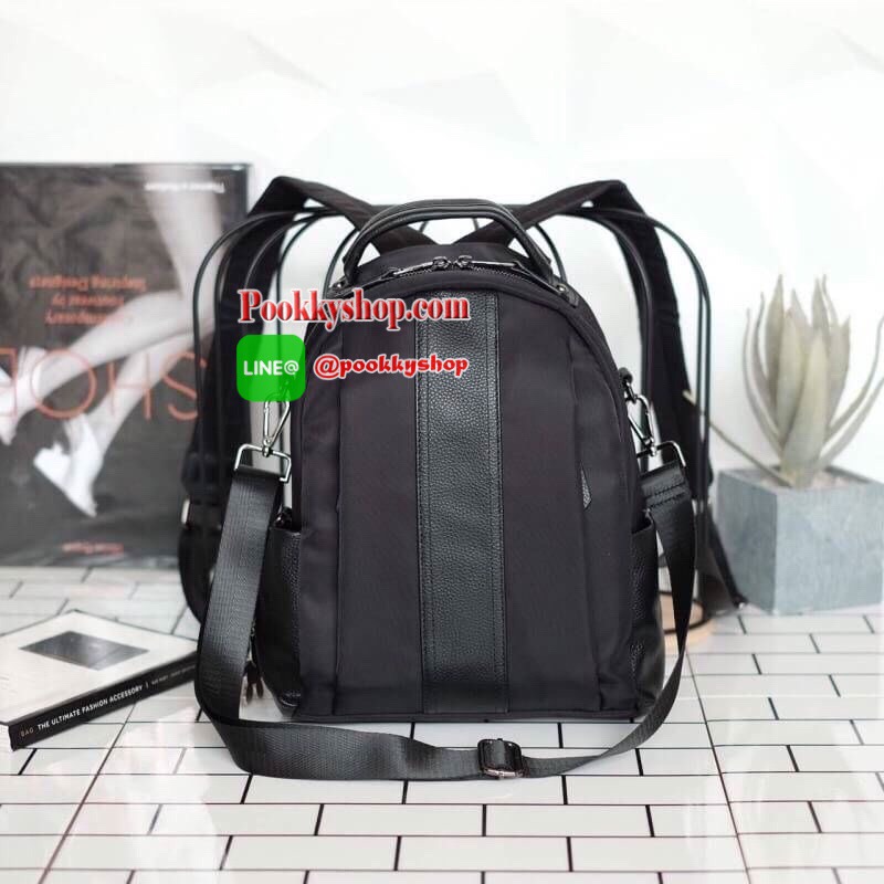 ทรงสวย ขายดีจนต้องทำ สีเพิ่มใหม่อีก 2 สีค่า กระเป๋าเป้ผ้าไนล่อนนาโนตัดขอบหนังแท้!!! ทรงน่ารักมากๆๆๆ จากแบรนด์ KEEP รุ่น Season backpack ใบนี้ มีสายสั้นสำหรับสะพายไหล่ให้ด้วยคะ