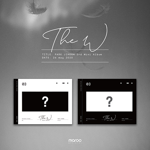 PARK JIHOON 3rd Mini Album - The W ระบุเวอร์ชั่น Noir ver. / Blanc ver